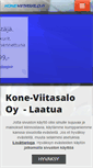 Mobile Screenshot of kone-viitasalo.fi
